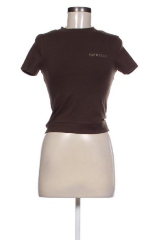 Γυναικείο t-shirt Sinsay, Μέγεθος M, Χρώμα Καφέ, Τιμή 14,32 €