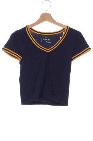 Damen T-Shirt Sinsay, Größe XS, Farbe Blau, Preis € 14,32