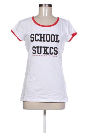 Γυναικείο t-shirt Sinsay, Μέγεθος XL, Χρώμα Λευκό, Τιμή 14,32 €