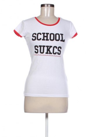 Tricou de femei Sinsay, Mărime S, Culoare Alb, Preț 73,68 Lei