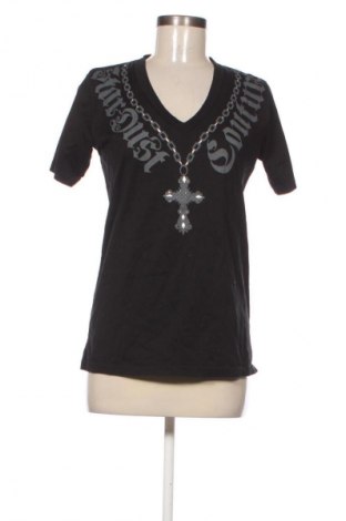 Γυναικείο t-shirt Stardust, Μέγεθος M, Χρώμα Μαύρο, Τιμή 11,99 €