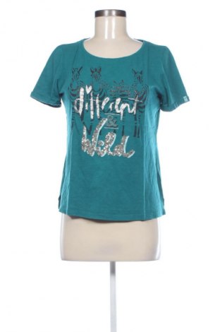 Damen T-Shirt Street One, Größe M, Farbe Grün, Preis 9,00 €