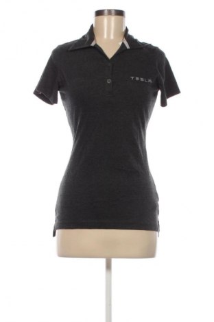 Γυναικείο t-shirt Tesla, Μέγεθος M, Χρώμα Γκρί, Τιμή 10,23 €