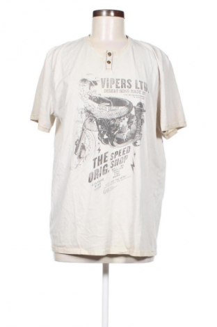 Damen T-Shirt Tom Tailor, Größe L, Farbe Beige, Preis € 9,21