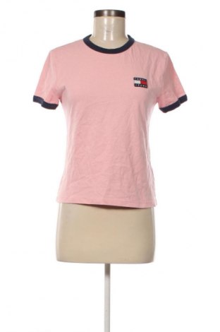 Damski T-shirt Tommy Jeans, Rozmiar S, Kolor Różowy, Cena 111,99 zł