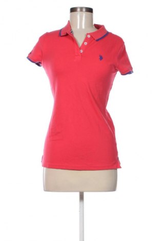 Damski T-shirt U.S. Polo Assn., Rozmiar M, Kolor Czerwony, Cena 94,38 zł