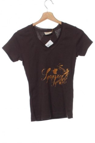 Damski T-shirt Unbranded, Rozmiar XS, Kolor Brązowy, Cena 66,00 zł