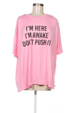 Γυναικείο t-shirt Unbranded, Μέγεθος 3XL, Χρώμα Ρόζ , Τιμή 10,99 €