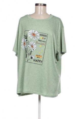 Damen T-Shirt Unbranded, Größe 5XL, Farbe Grün, Preis 15,39 €