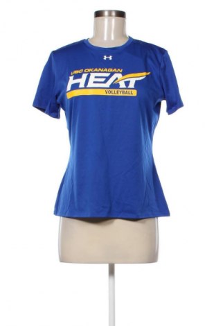 Damen T-Shirt Under Armour, Größe M, Farbe Blau, Preis 21,47 €