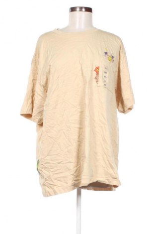 Damen T-Shirt Uniqlo, Größe 3XL, Farbe Beige, Preis € 28,99