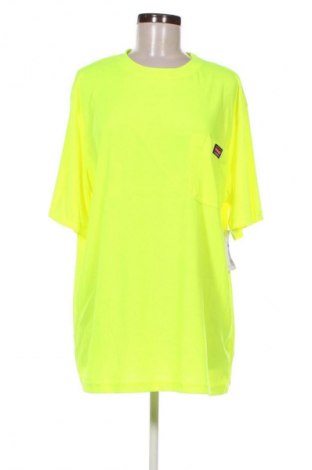 Γυναικείο t-shirt Wrangler, Μέγεθος XL, Χρώμα Κίτρινο, Τιμή 39,99 €