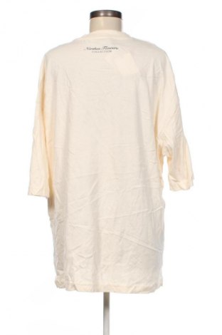 Γυναικείο t-shirt Zara, Μέγεθος XL, Χρώμα Εκρού, Τιμή 15,99 €