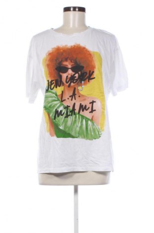 Damen T-Shirt Zara, Größe L, Farbe Mehrfarbig, Preis 6,00 €