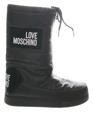 Дамски ботуши Love Moschino, Размер 38, Цвят Черен, Цена 419,00 лв.