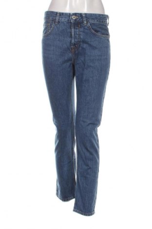 Damskie jeansy Bershka, Rozmiar S, Kolor Niebieski, Cena 38,99 zł