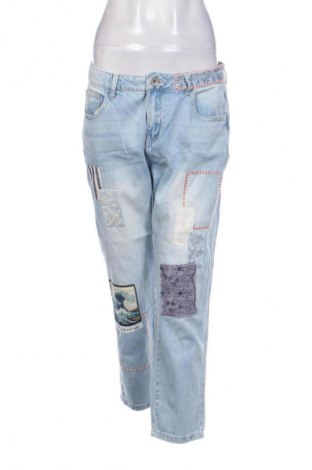 Női farmernadrág Desigual, Méret L, Szín Kék, Ár 14 892 Ft
