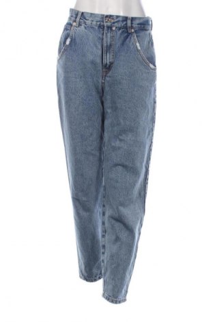 Blugi de femei Pull&Bear, Mărime S, Culoare Albastru, Preț 80,34 Lei