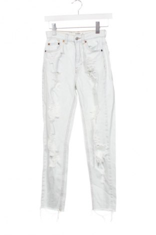 Dámske džínsy  Pull&Bear, Veľkosť XXS, Farba Modrá, Cena  14,83 €