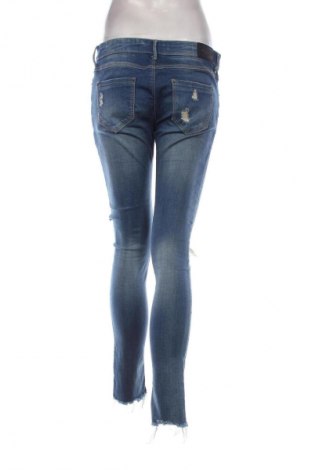 Blugi de femei Stradivarius, Mărime L, Culoare Albastru, Preț 56,11 Lei