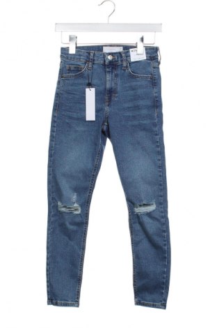 Γυναικείο Τζίν Topshop, Μέγεθος XS, Χρώμα Μπλέ, Τιμή 53,63 €
