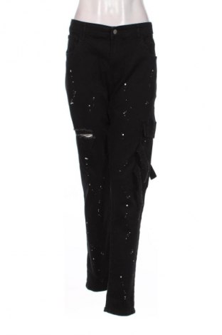 Damskie jeansy Unbranded, Rozmiar XL, Kolor Czarny, Cena 127,99 zł