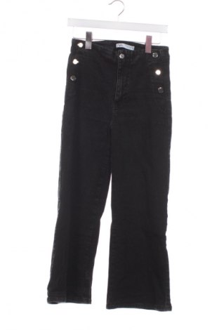Дамски дънки Zara, Размер XS, Цвят Черен, Цена 27,99 лв.