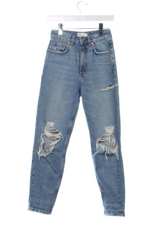 Damskie jeansy Zara, Rozmiar XXS, Kolor Niebieski, Cena 61,25 zł