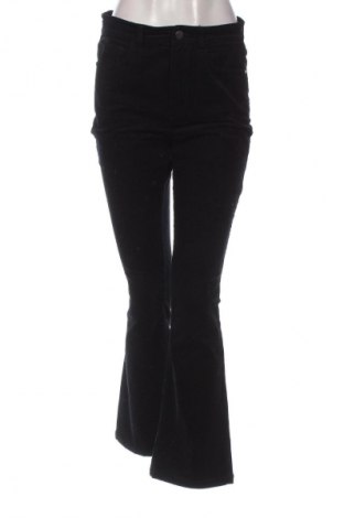 Pantaloni de velvet de femei Massimo Dutti, Mărime M, Culoare Negru, Preț 190,68 Lei