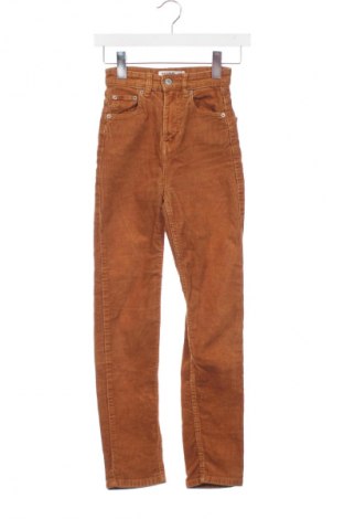 Damen Cordhose Pull&Bear, Größe XXS, Farbe Orange, Preis 21,47 €