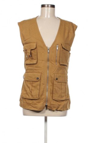 Vestă de femei Bershka, Mărime L, Culoare Bej, Preț 132,99 Lei