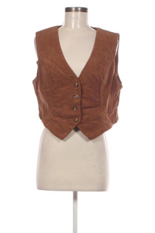 Vestă de femei SHEIN, Mărime XL, Culoare Maro, Preț 210,99 Lei