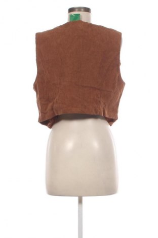 Vestă de femei SHEIN, Mărime XL, Culoare Maro, Preț 210,99 Lei