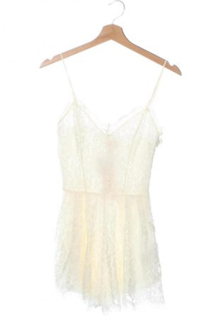 Salopetă scurtă de damă H&M, Mărime XS, Culoare Ecru, Preț 189,71 Lei
