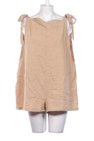 Salopetă scurtă de damă SHEIN, Mărime XXL, Culoare Bej, Preț 132,99 Lei