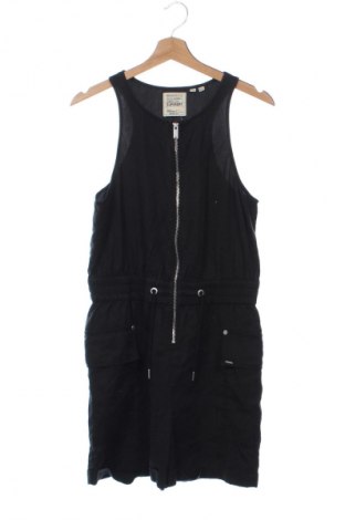 Дамски къс гащеризон Superdry, Размер M, Цвят Черен, Цена 55,00 лв.