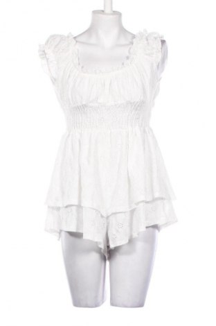 Kurzer Damenoverall Unbranded, Größe S, Farbe Weiß, Preis 19,95 €
