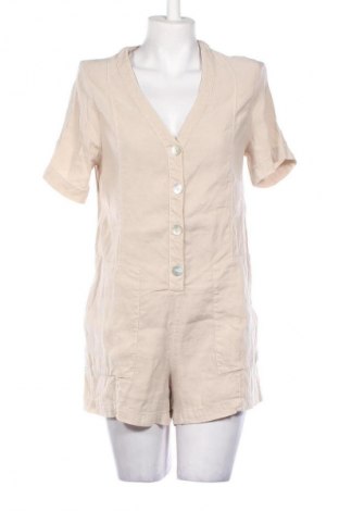 Women's short jumpsuit Zara, Μέγεθος S, Χρώμα  Μπέζ, Τιμή 23,22 €