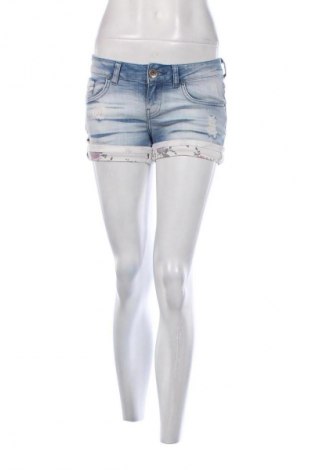 Damskie szorty Bershka, Rozmiar S, Kolor Niebieski, Cena 35,99 zł