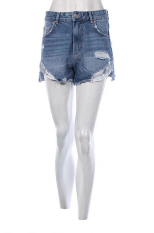 Damskie szorty Bershka, Rozmiar M, Kolor Niebieski, Cena 44,94 zł