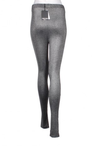 Damen Leggings Pieces, Größe S, Farbe Silber, Preis € 23,34