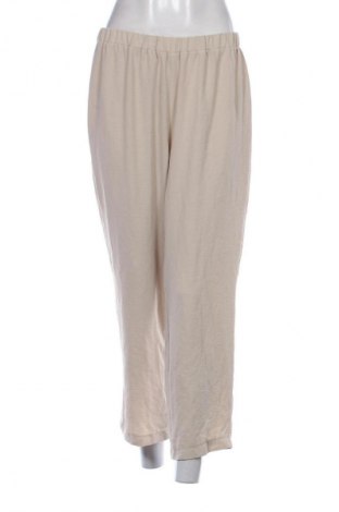 Damskie spodnie Moda International, Rozmiar XXL, Kolor ecru, Cena 95,99 zł