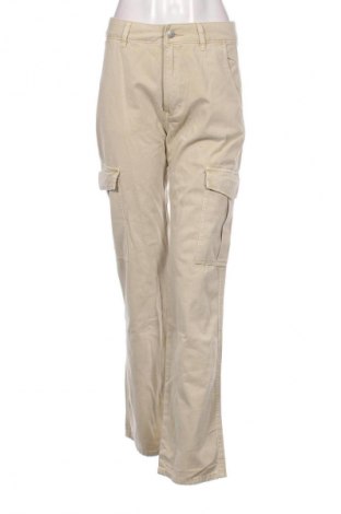 Pantaloni de femei Pull&Bear, Mărime S, Culoare Bej, Preț 76,70 Lei
