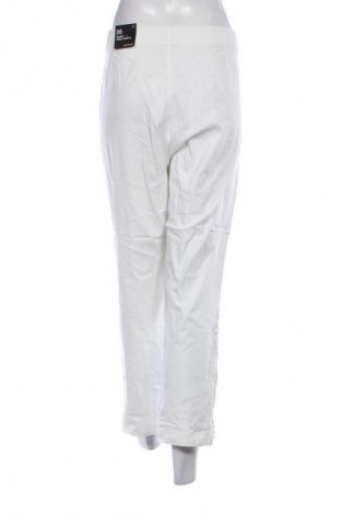 Pantaloni de femei Rockmans, Mărime 3XL, Culoare Alb, Preț 114,99 Lei