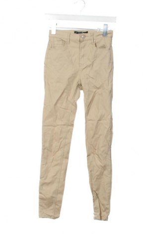 Damskie spodnie Stradivarius, Rozmiar XS, Kolor Beżowy, Cena 95,99 zł