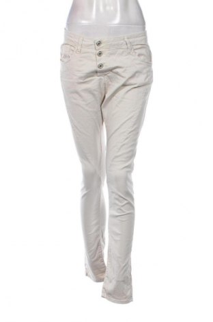 Damenhose Unbranded, Größe M, Farbe Ecru, Preis 15,13 €
