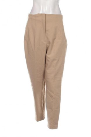 Damskie spodnie Zara, Rozmiar L, Kolor Beżowy, Cena 88,99 zł
