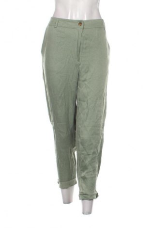 Pantaloni de femei Zara, Mărime L, Culoare Verde, Preț 91,99 Lei