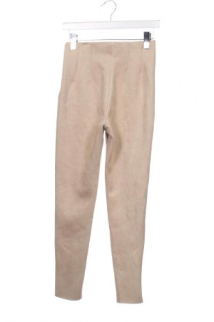 Damskie spodnie Zara, Rozmiar XS, Kolor Beżowy, Cena 62,92 zł