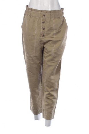 Pantaloni de femei Zara, Mărime S, Culoare Verde, Preț 71,10 Lei